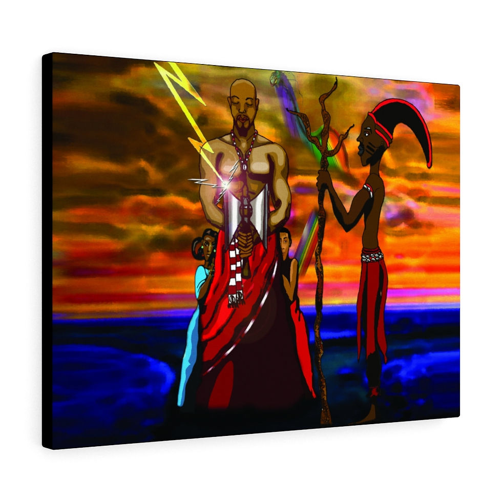 Thumbnail: Divine Equilibrium on Canvas 