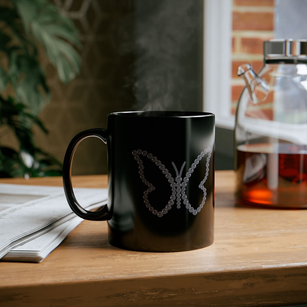 Thumbnail: 11oz Diamond Butterfly Mug