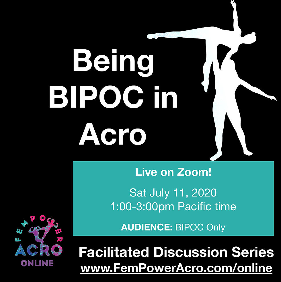 Being BIPOC in Acro