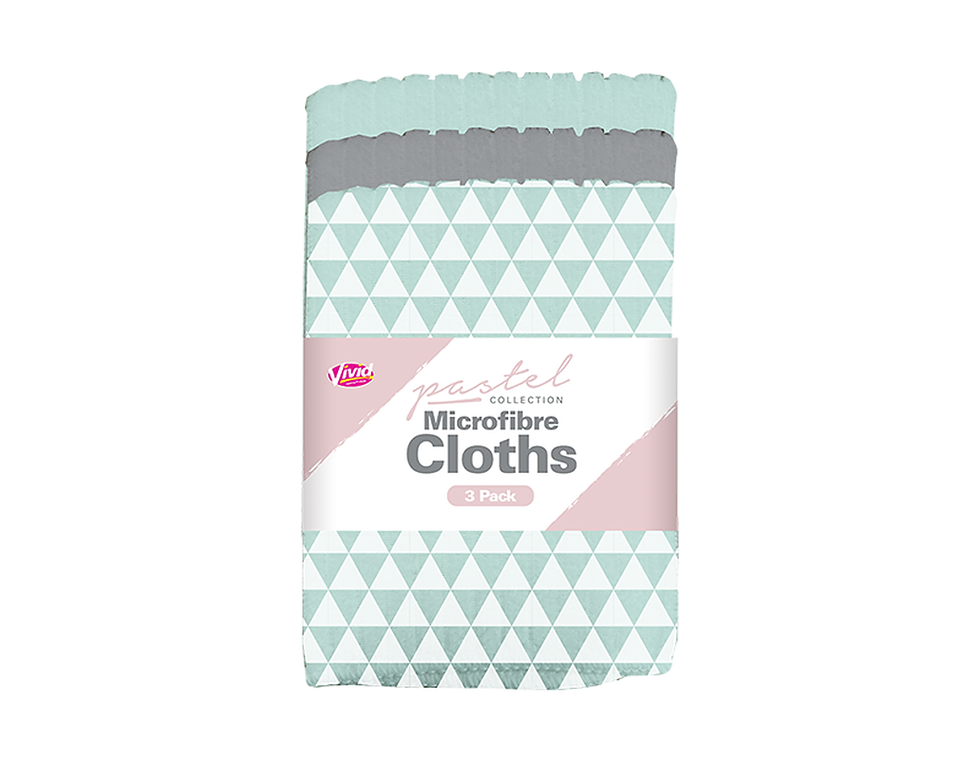 Thumbnail: Microfibre Face Cloths 3 Pack Soft Flannel 30Cm Square Wash Cloth Travel Baby