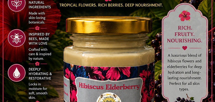 Hibiscus Elderberry Body Butter