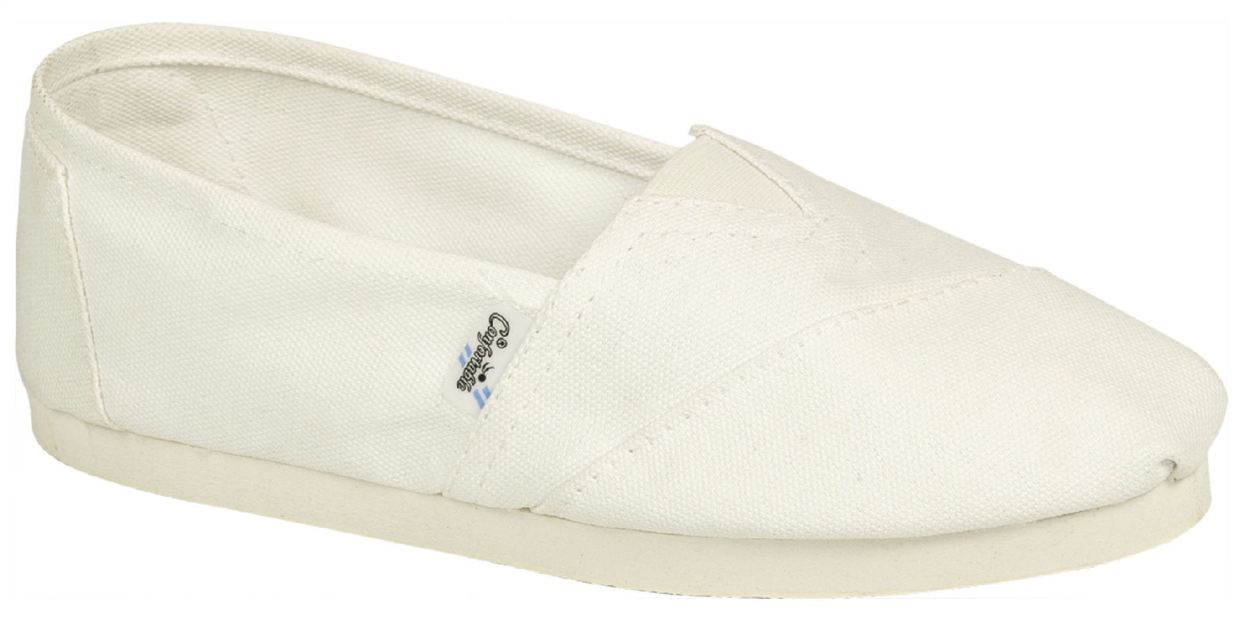 White rubber sole alpargatas