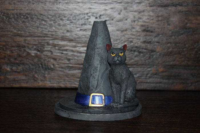 Thumbnail: PORTA INCENSO GATTO