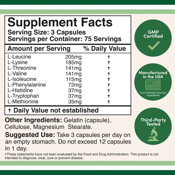 Thumbnail: Double Wood Supplements- Essential Amino Acids