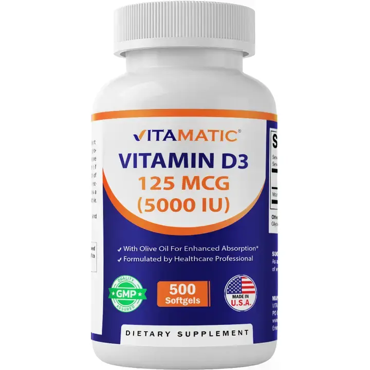Vitamatic- Vitamin D3 5000 Iu