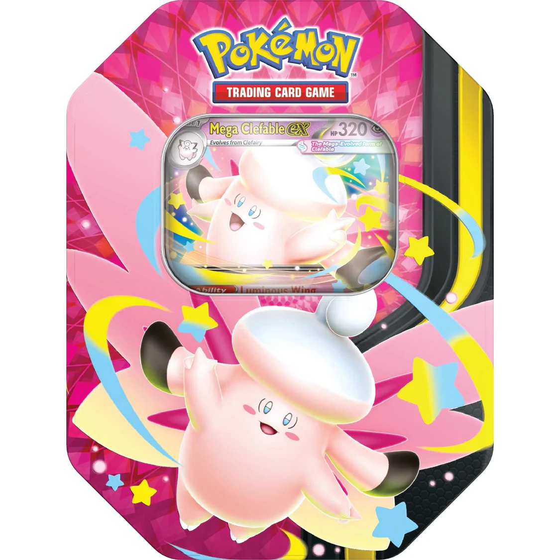 POKEMON MEGA MOONLIT MEGA CLEFABLE EX TIN