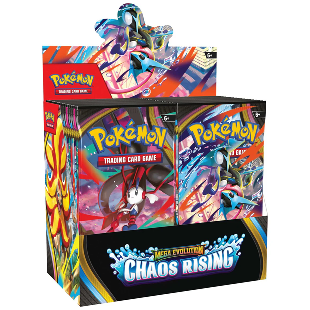 POKEMON MEGA EVOLUTION CHAOS RISING BOOSTER BOX