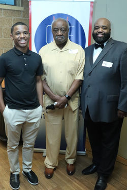 CME Mentee Kris, Mr. Hills and CME Program Director Darion