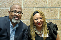 CME Founder Bernard Lilly, Sr. and CME Donor Mrs. Brown