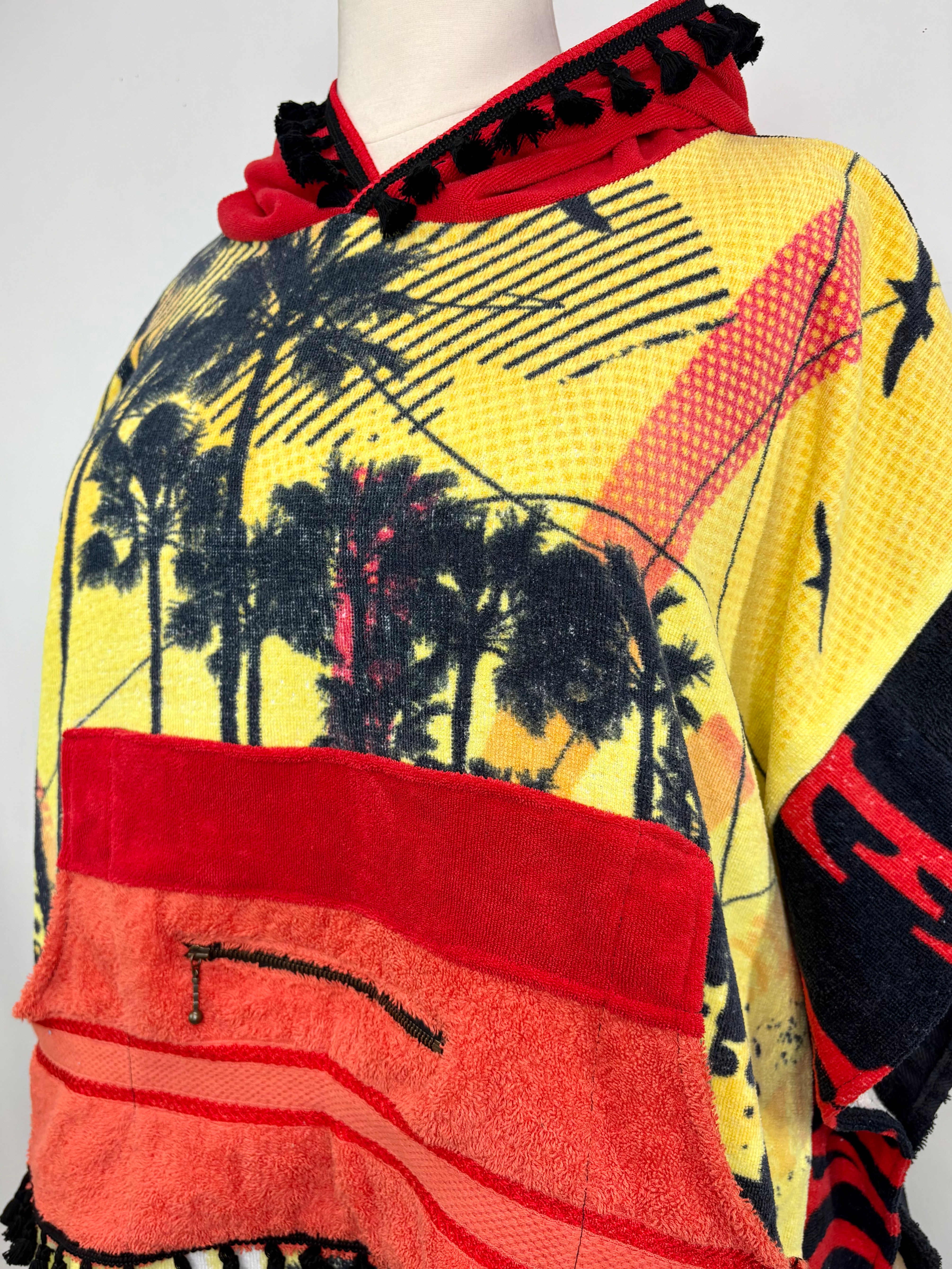 Upcycled Towel Poncho