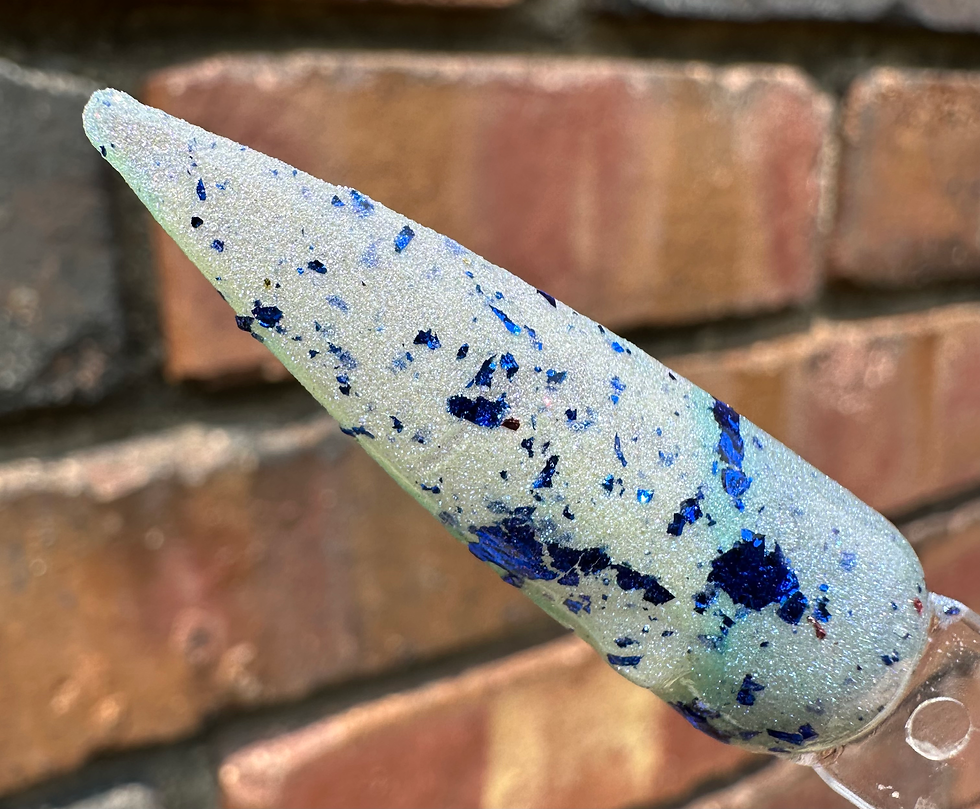 Thumbnail: Bluebell Babe Thermal Foil Nail Dip Powder  