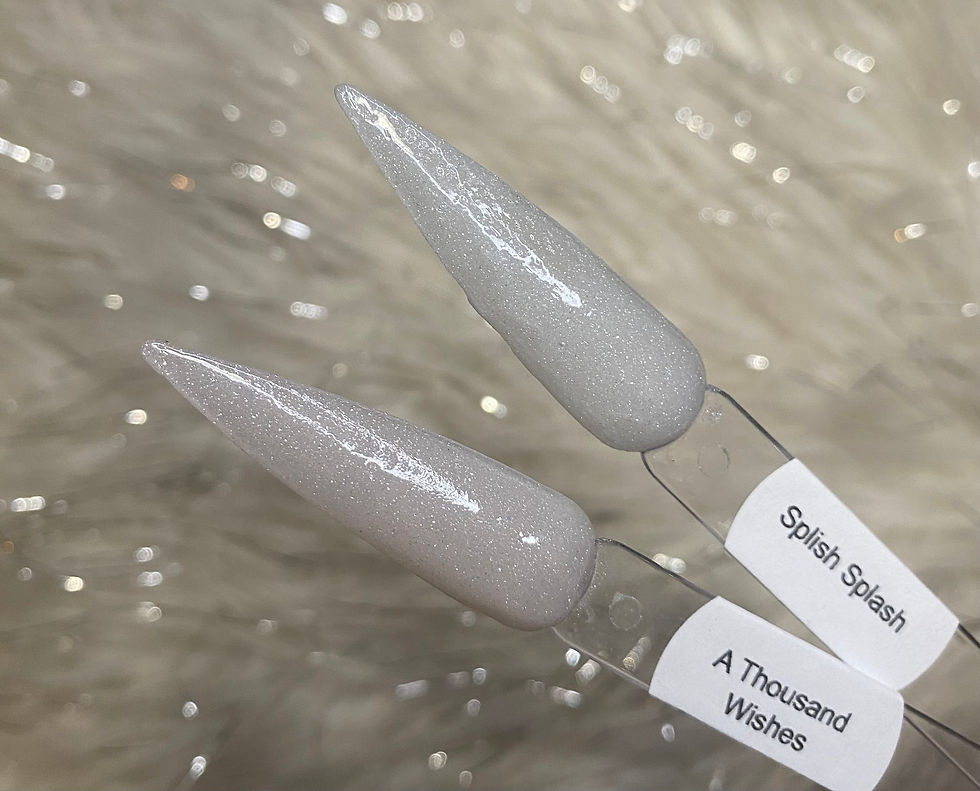 Thumbnail: Splish Splash and A Thousand Wishes UV/Sun/Glow in the Dark Nail Dip Powder