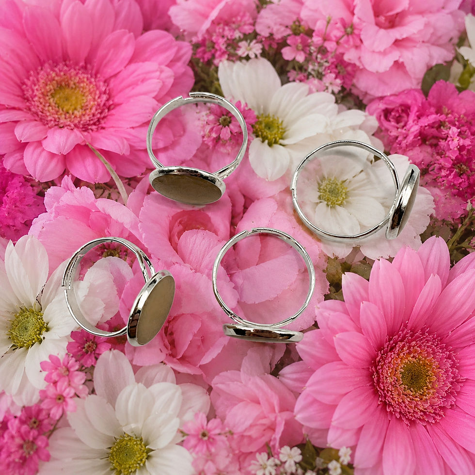 Thumbnail: Adjustable Handmade UV/Sun Changing Rings 