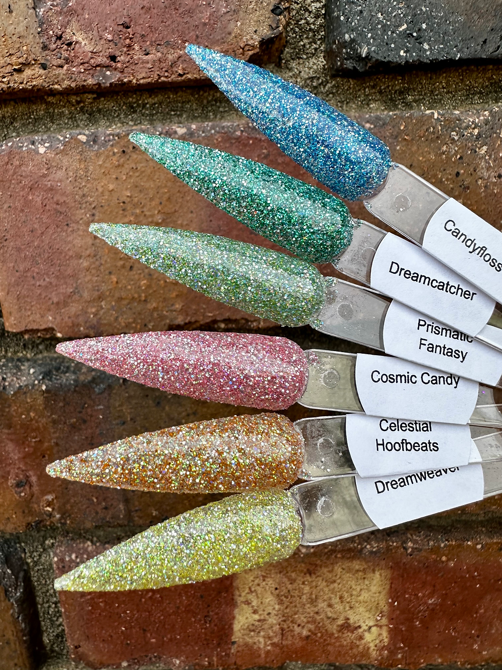 Thumbnail: Unicorn Dreams  Collection Sparkle Nail Dip Powders