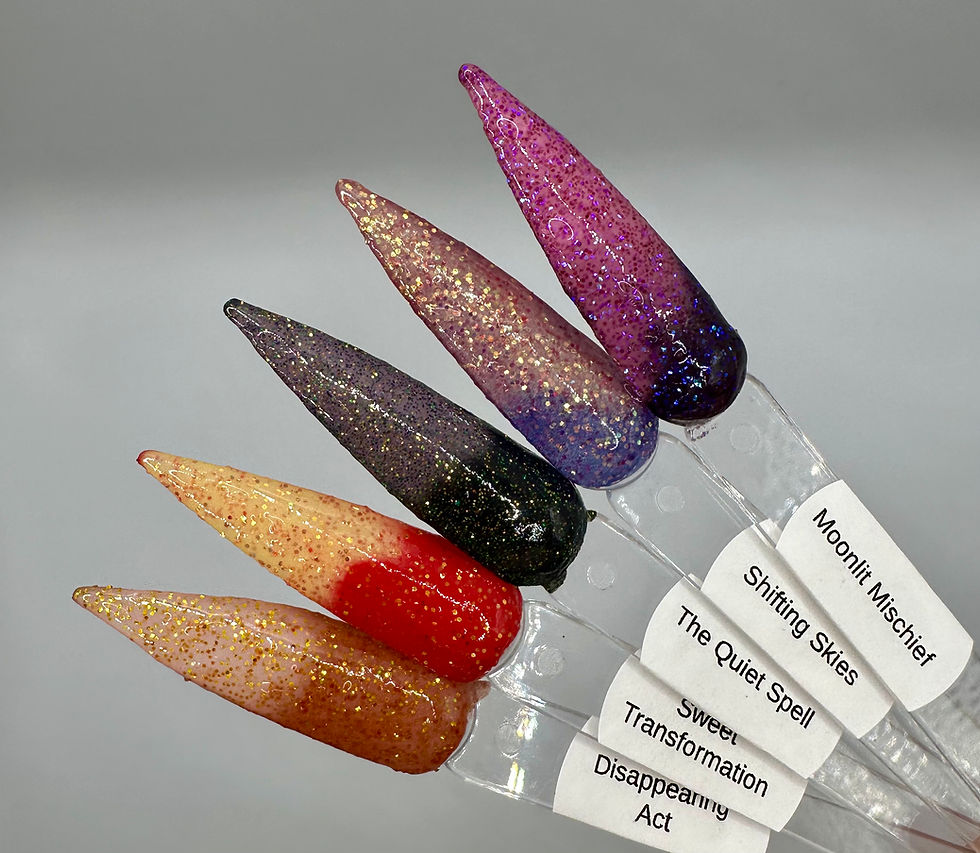 Thumbnail: 5 New Sparkle Thermal Nail Dip Powders