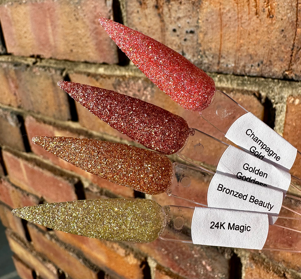 Thumbnail: Shades Of Golds Collection Nail Dip Powders