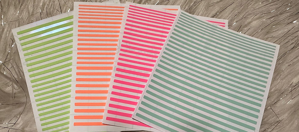 Thumbnail: Glow Stripping Line Nail Stickers