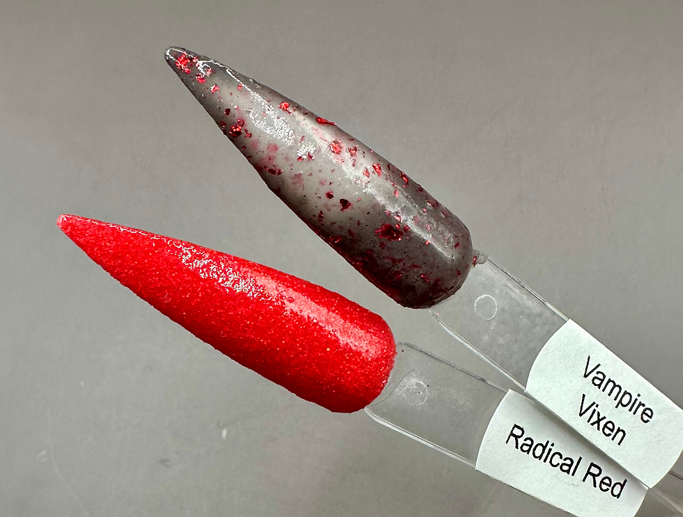 Thumbnail: Radical Red & Vampire Vixen Thermal Nail Dip Powders