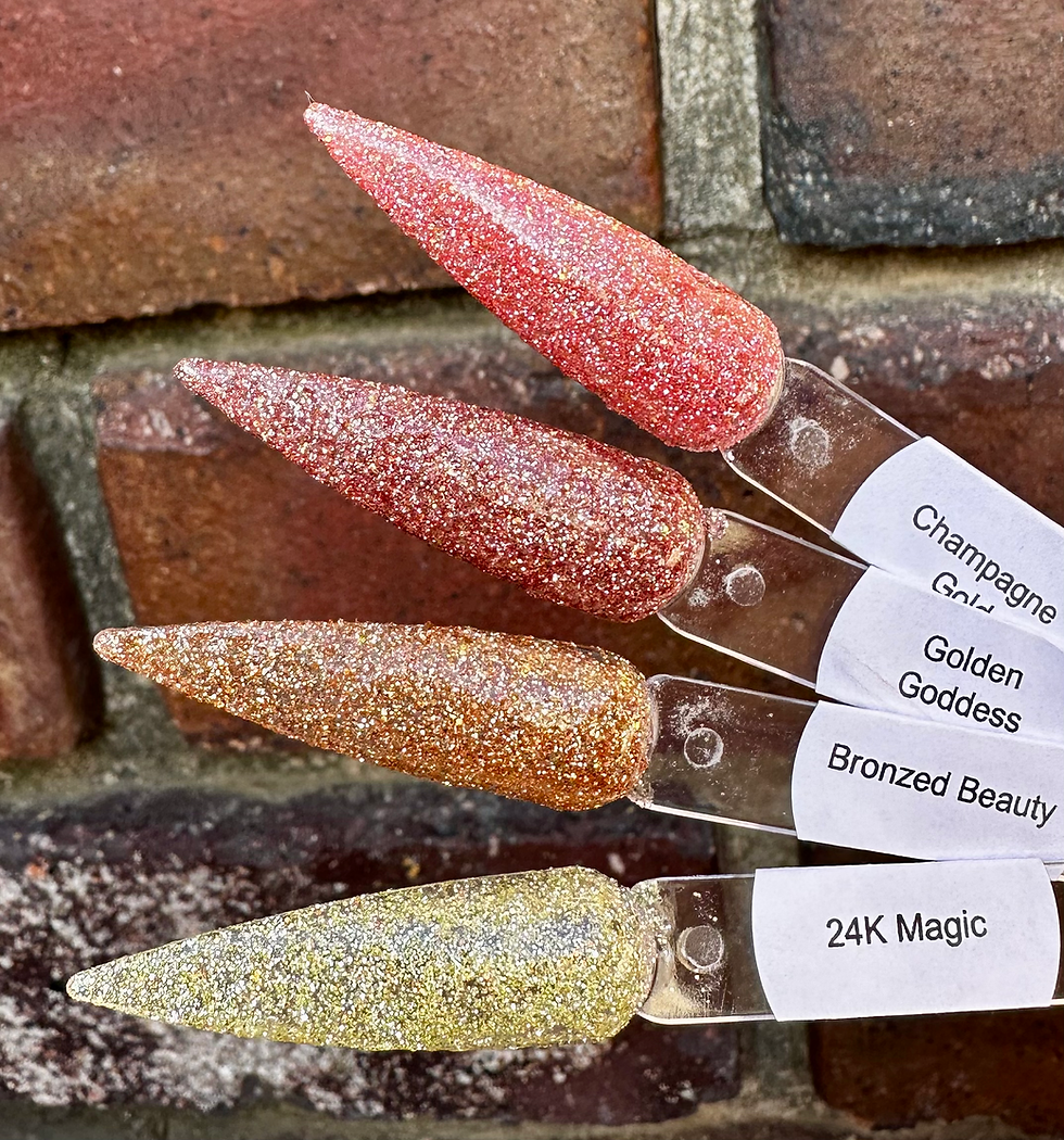 Thumbnail: Shades Of Golds Collection Nail Dip Powders