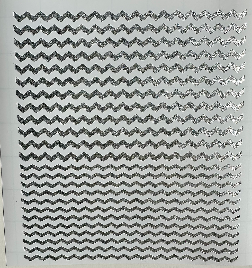 Thumbnail: Chevron Glitter Line Stickers