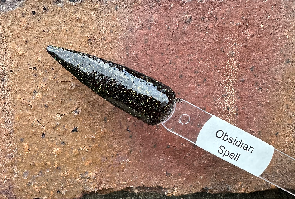 Thumbnail: Obsidian Spell Sparkle Nail Dip Powder  