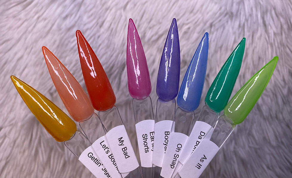 Thumbnail: Neon Jelly Collection Nail Dips