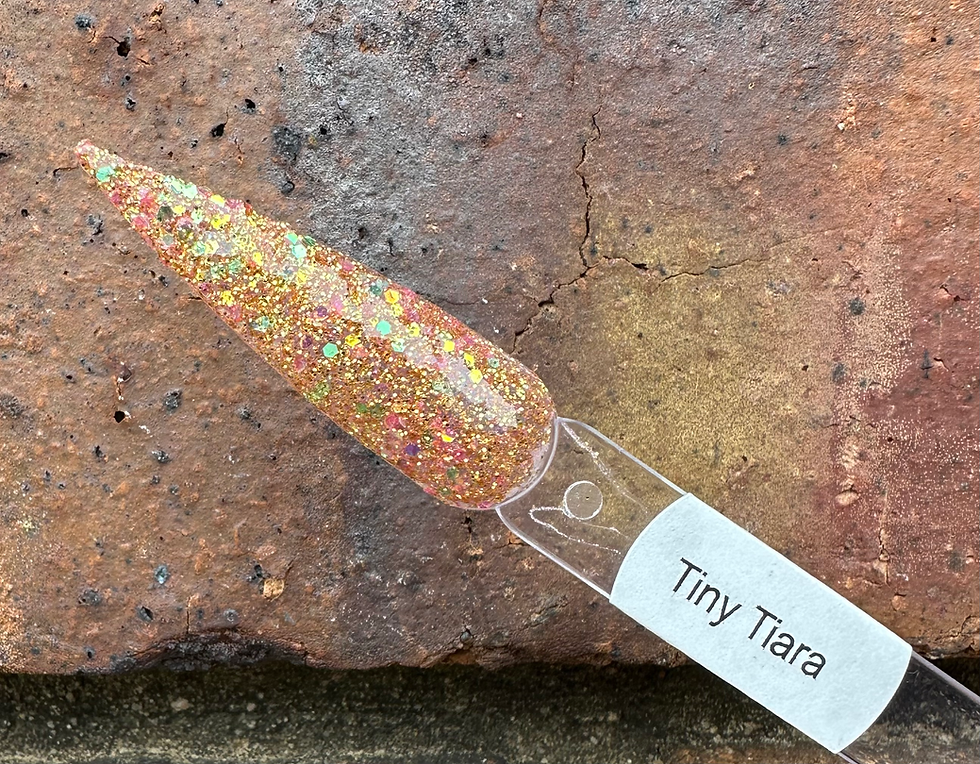 Thumbnail: Tiny Tiara Sparkle Nail Dip Powder  