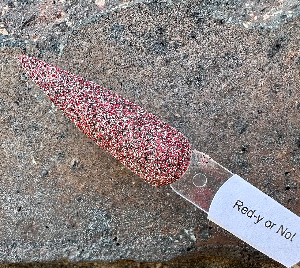 Thumbnail: Red-y Or Not Sparkle Nail Dip Powder  