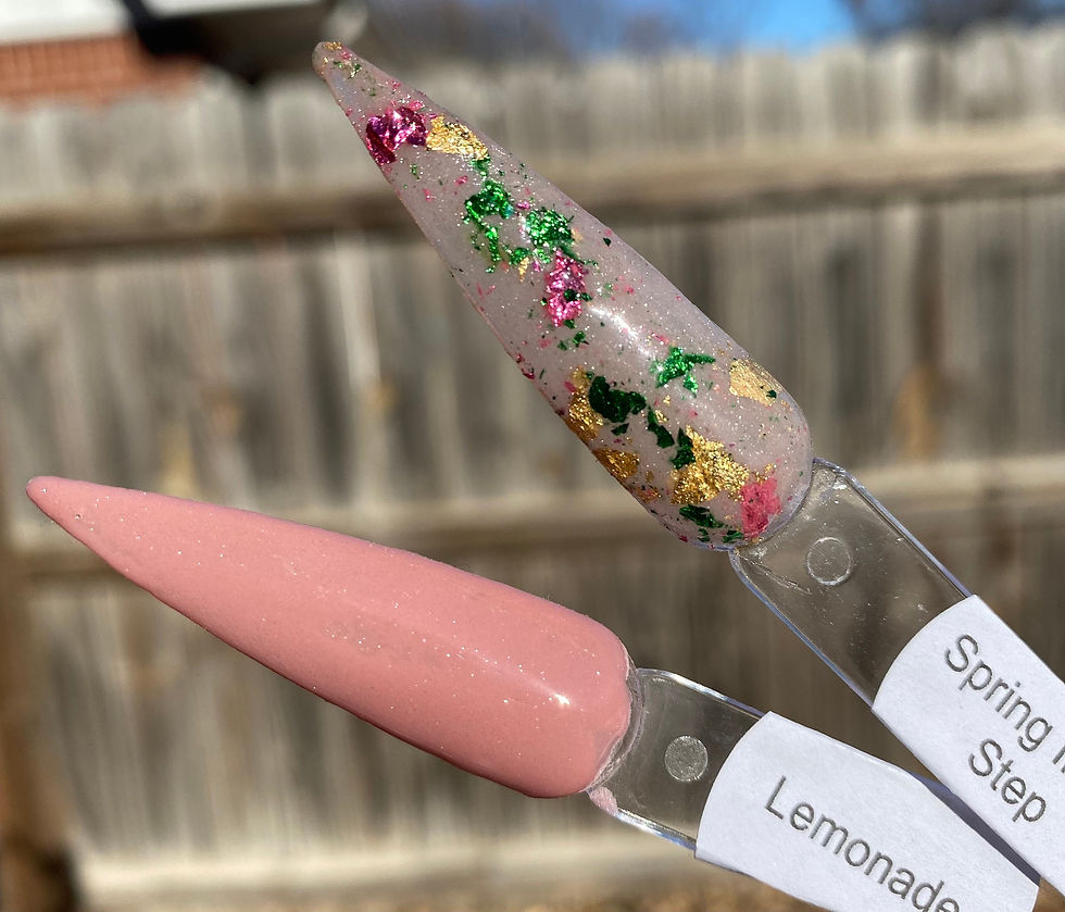 Thumbnail: Lemonade and Spring In My Step Nail Dip Powder