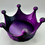 Thumbnail: Black/Purple 3D Printed Organizer, Decal Dish, Hand Rest, Nail Stand