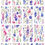 Thumbnail: Watercolor Larkspur Waterslide Decals