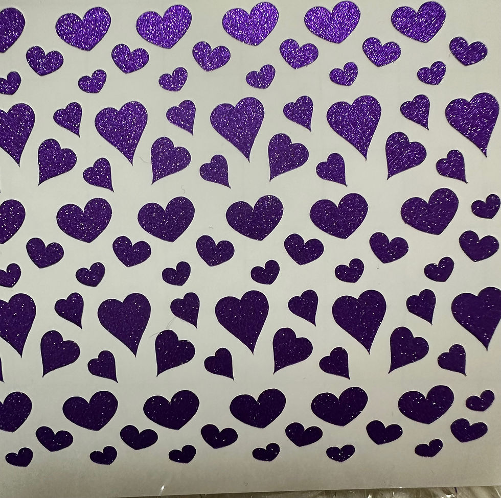 Thumbnail: Heart Stickers In 8 Colors