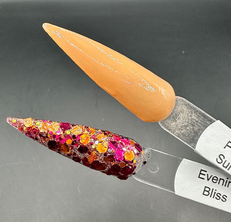 Thumbnail: Perfect Sunset & Evening Bliss UV/Sun Glow Nail Dip Powders 