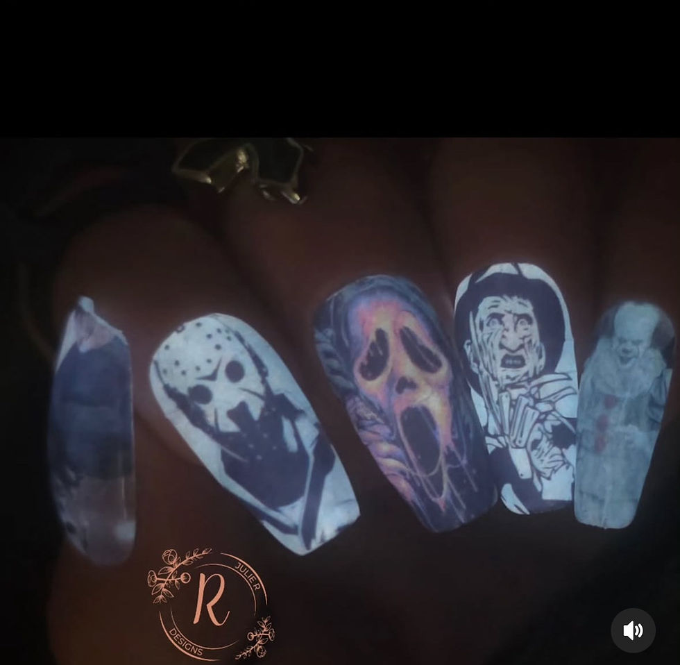 Thumbnail: Horror Characters Waterslide Decals