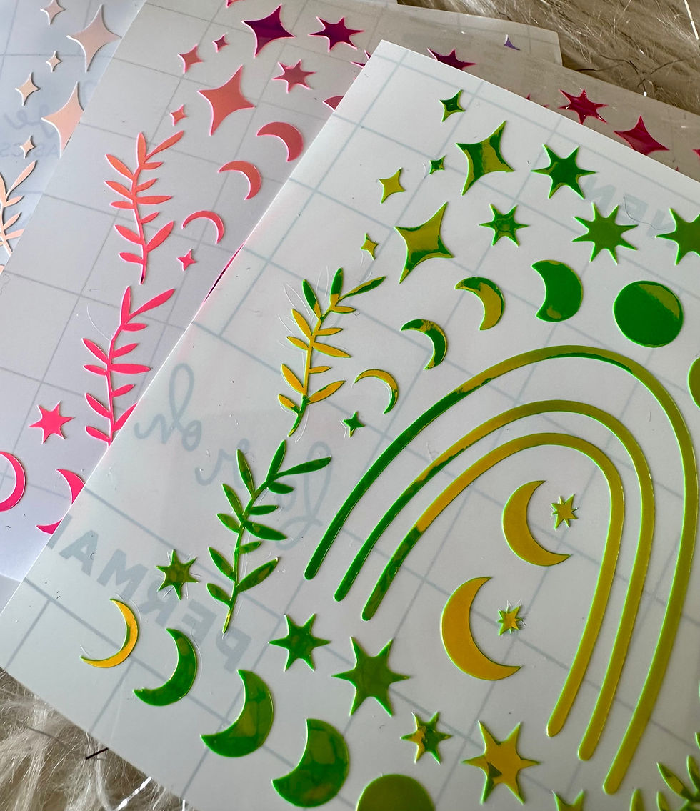 Thumbnail: Iridescent Stars and Moon Stickers