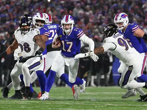 The Bills rallied behind Josh Allen and won by a point, 41-40