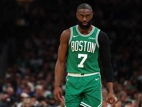 Jaylen Brown was traded from the Celtics to the 76ers for Paul George and draft picks