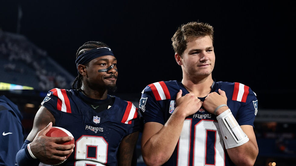 Drake Maye shines as the Patriots get a huge road win against the Bills in Buffalo 