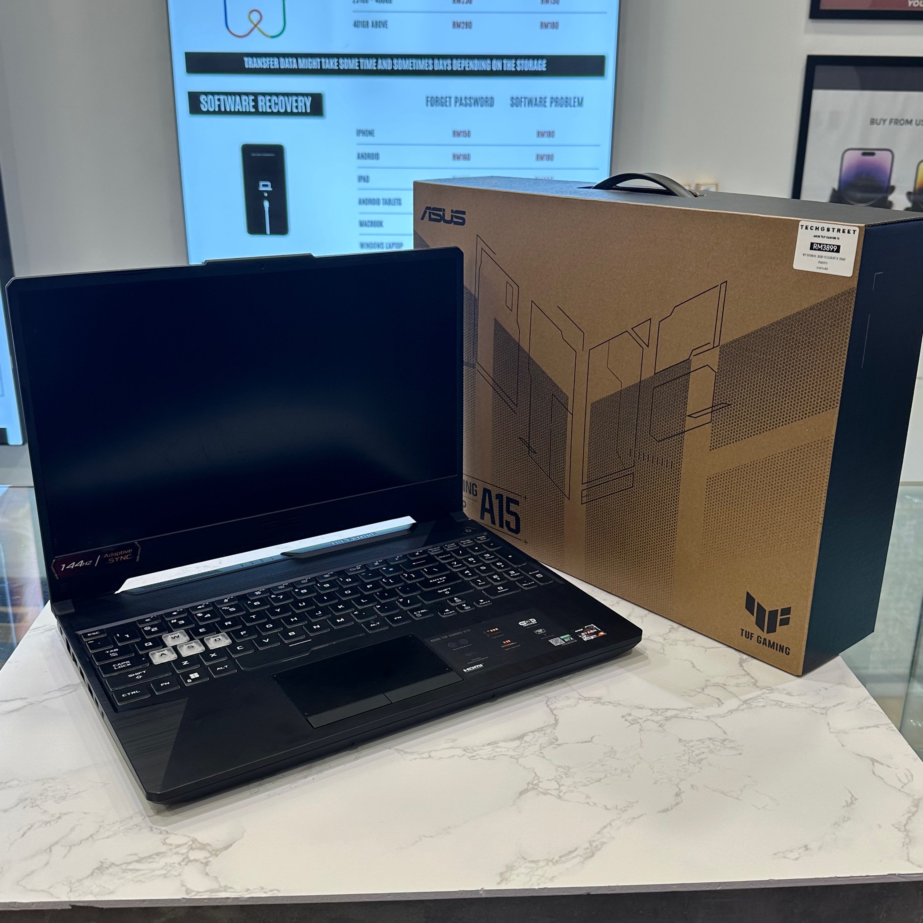 Asus Tuf Gaming 15 R9-5900HX 8GB 512GB RTX3060 (VN91450)