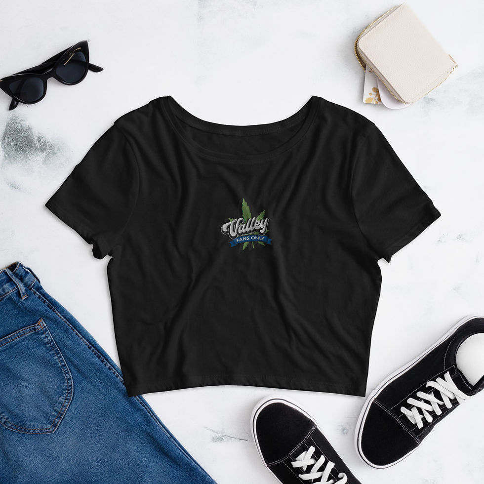 Thumbnail: VALLEY FANS ONLY Women’s Crop Tee