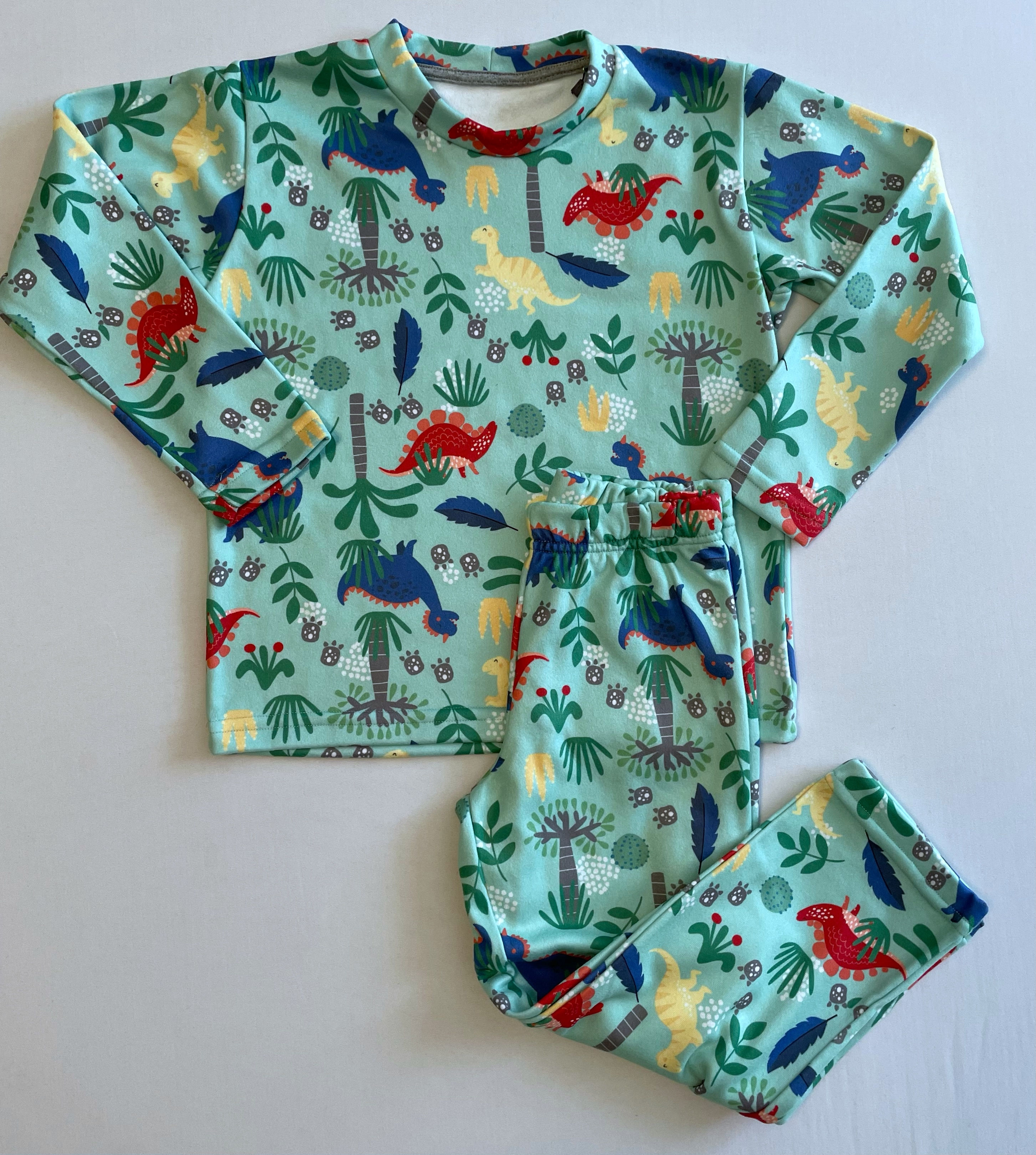 Pijama New Soft Dinossauros Coloridos