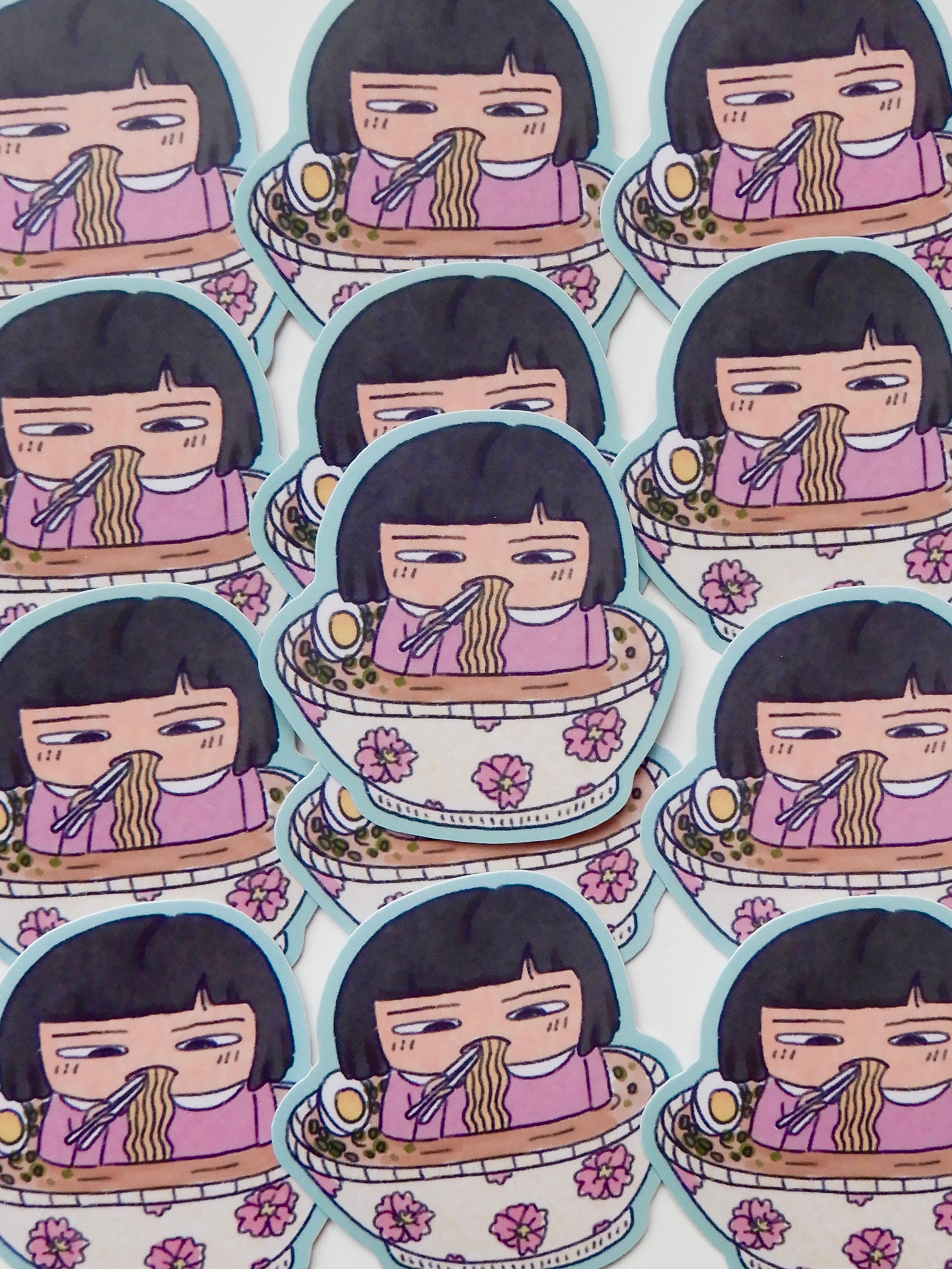 Ramen Girl Sticker