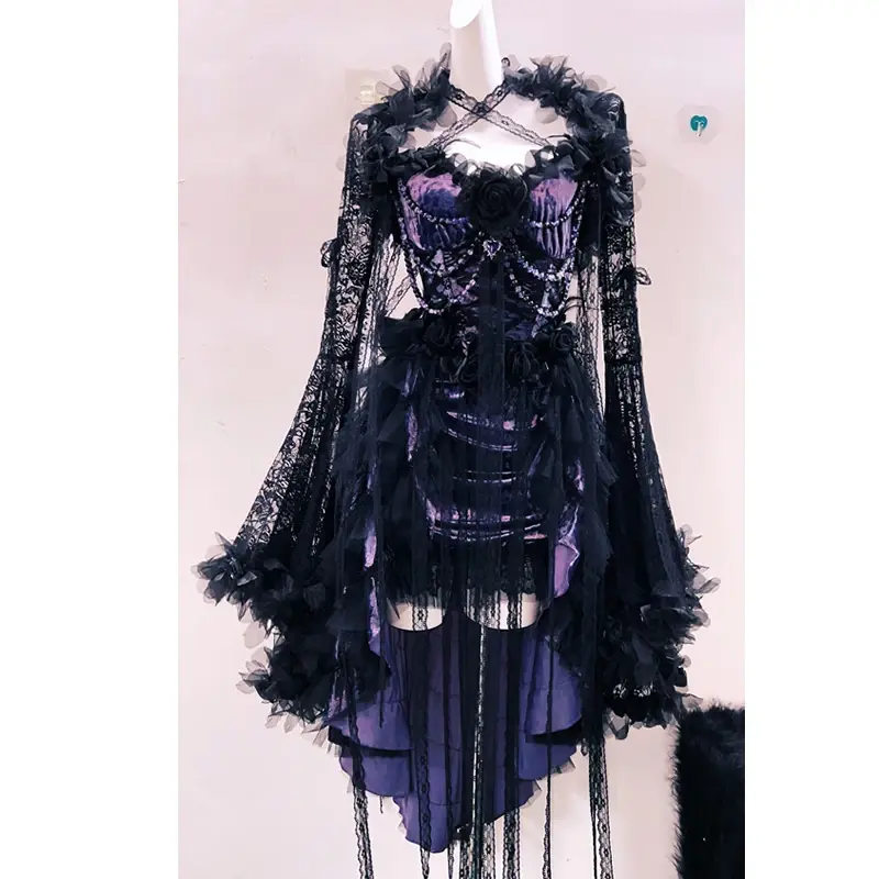 Unique Formal Dress Y2k Formal Dress Gothic Formal Dress Harajuku Formal Dress