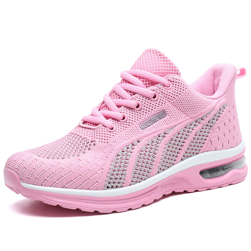 Women Sneakers Air Cushion Soft Bottom Running Shoes Outdoor Mesh Breathable