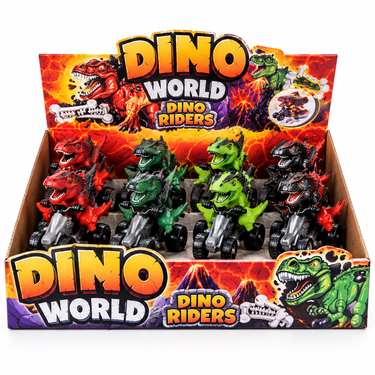 Dino World Rev ’n’ Race – Friction-Powered Dino Riders