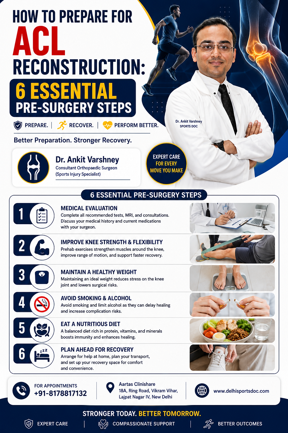 How to Prepare for ACL Reconstruction: 6 Essential Pre-Surgery Steps