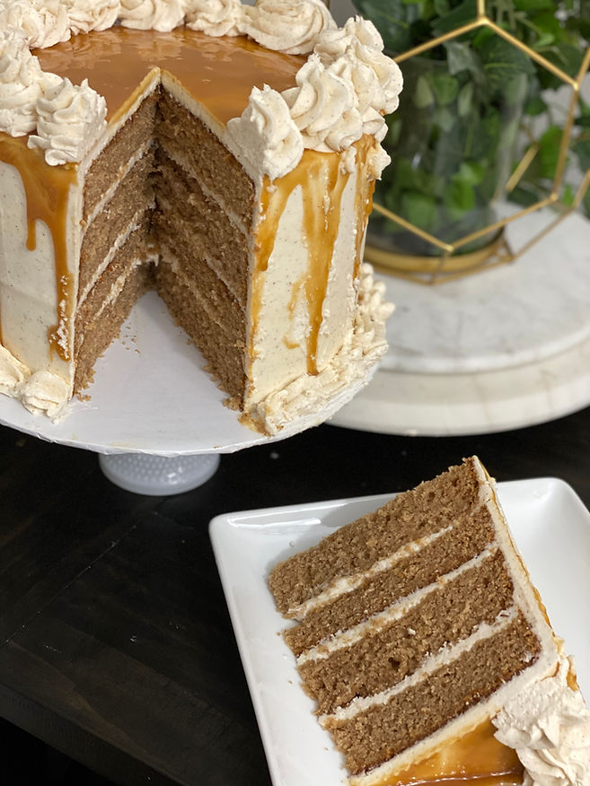 Sweet by Simone Apple Caramel Cake Slice