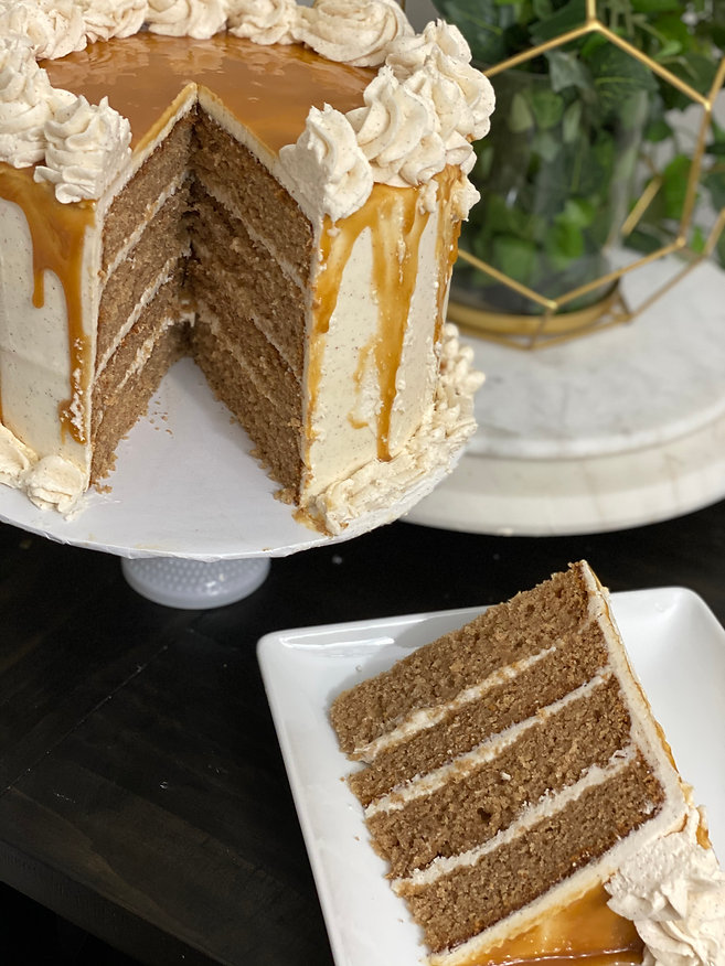 Sweet by Simone Apple Caramel Cake Slice