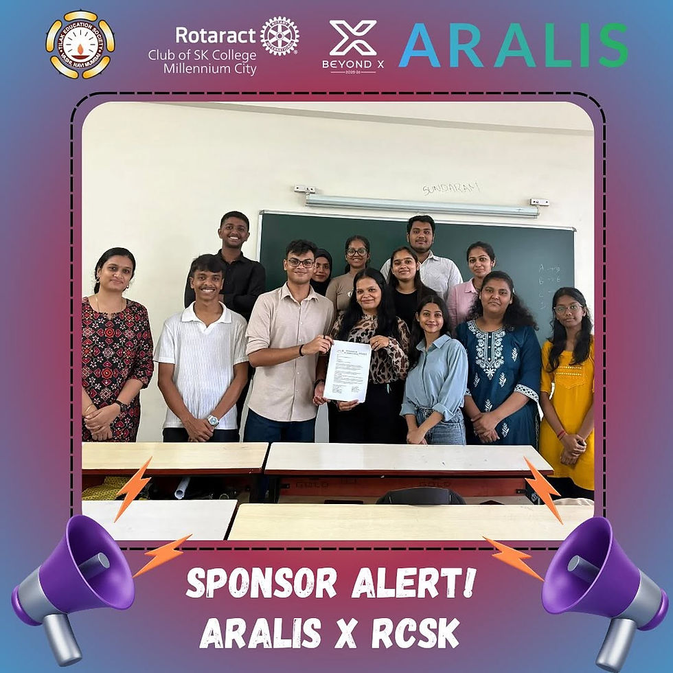 Aralis x RCSK — Sponsoring Service, Supporting Society