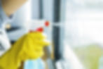 cleaning window